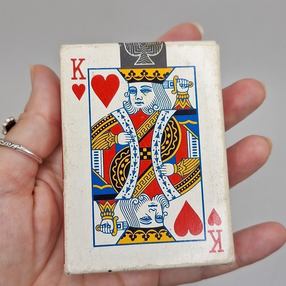 Vintage playing cards full deck of cards unopened